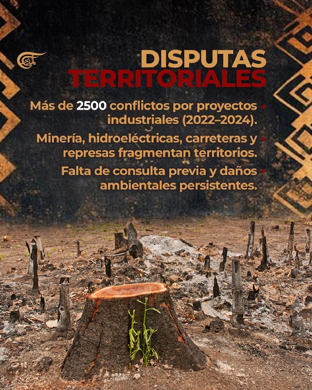 Guardianes de la tierra, líderes indígenas en peligro