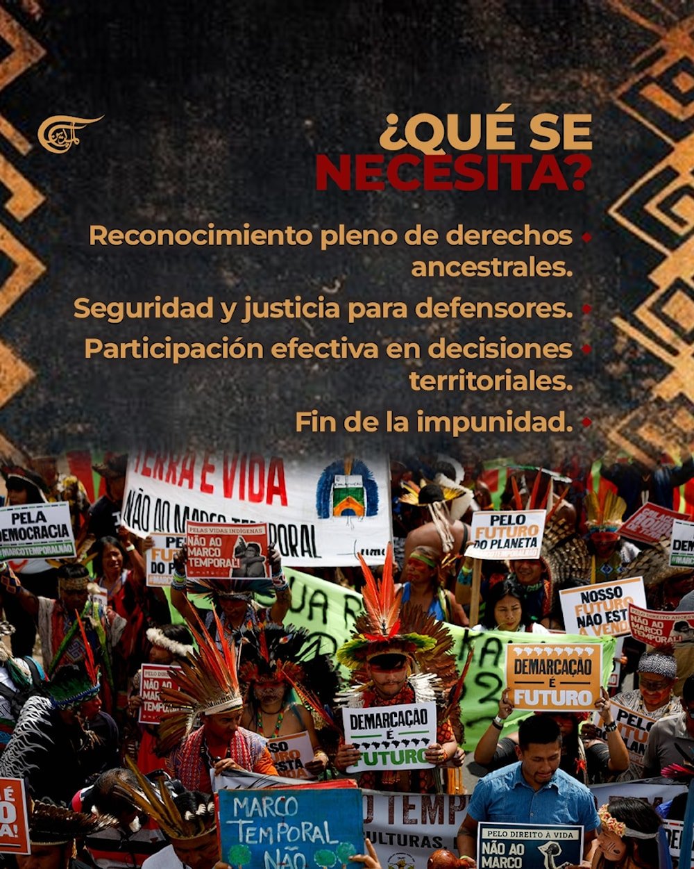 Guardianes de la tierra, líderes indígenas en peligro