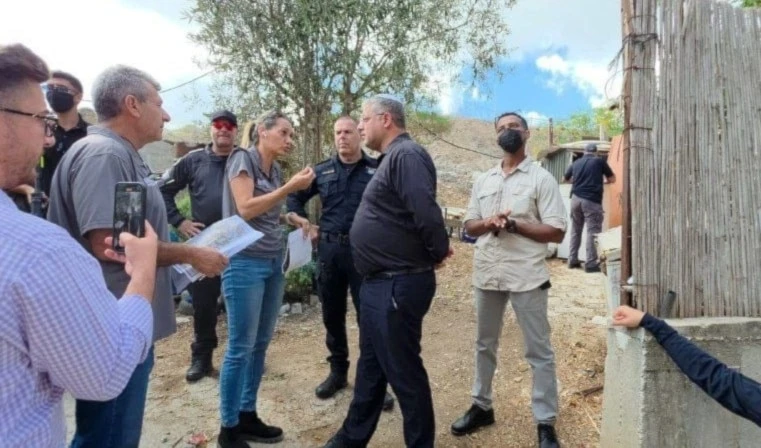 Itamar Ben Gvir intensificó sus apariciones en localidades palestinas desde el inicio de la guerra en Gaza.