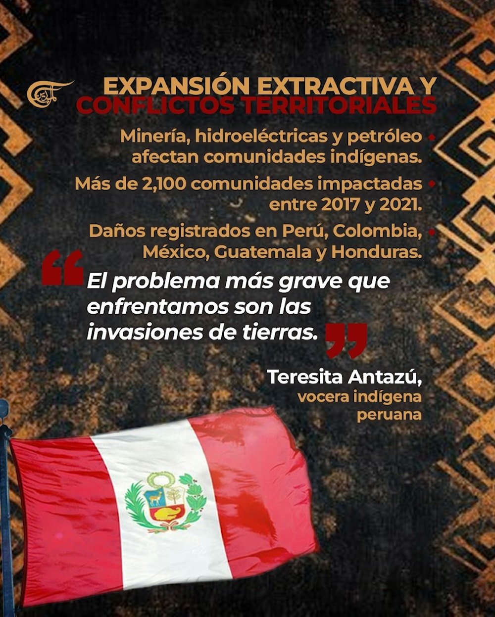 Guardianes de la tierra, líderes indígenas en peligro
