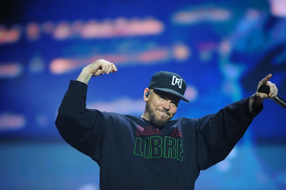 “Palestina libre”, el rap de Residente estremece el Zócalo de México