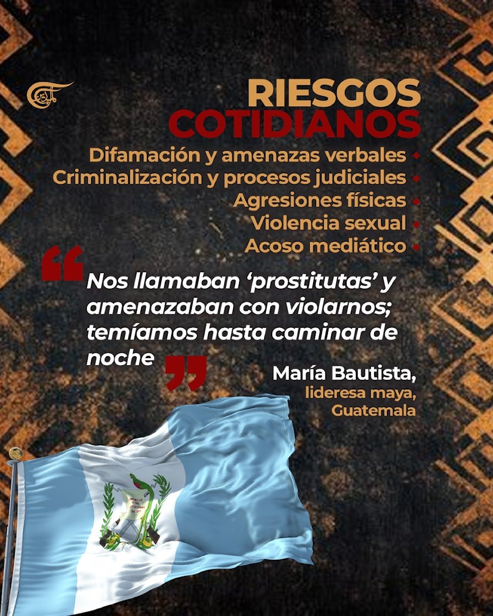 Guardianes de la tierra, líderes indígenas en peligro