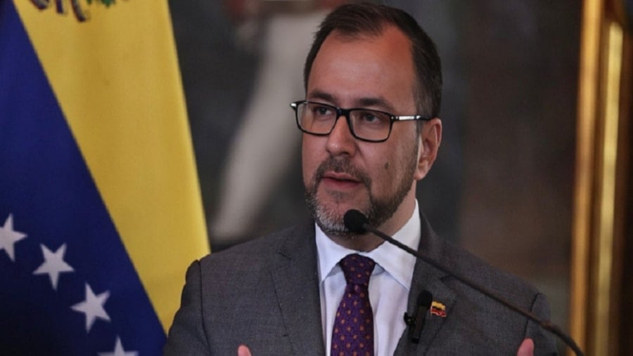 El ministro de Relaciones Exteriores de Venezuela, Yván Gil.