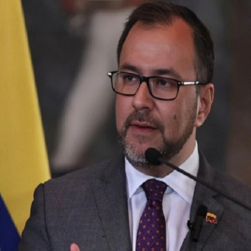 El ministro de Relaciones Exteriores de Venezuela, Yván Gil.