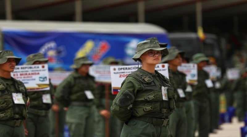 Venezuela despliega 25 mil efectivos en fronteras y costas. Foto: VTV