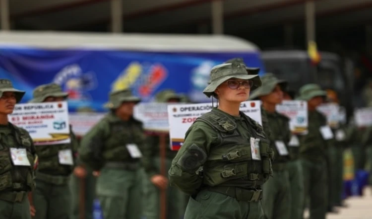 Venezuela despliega 25 mil efectivos en fronteras y costas. Foto: VTV