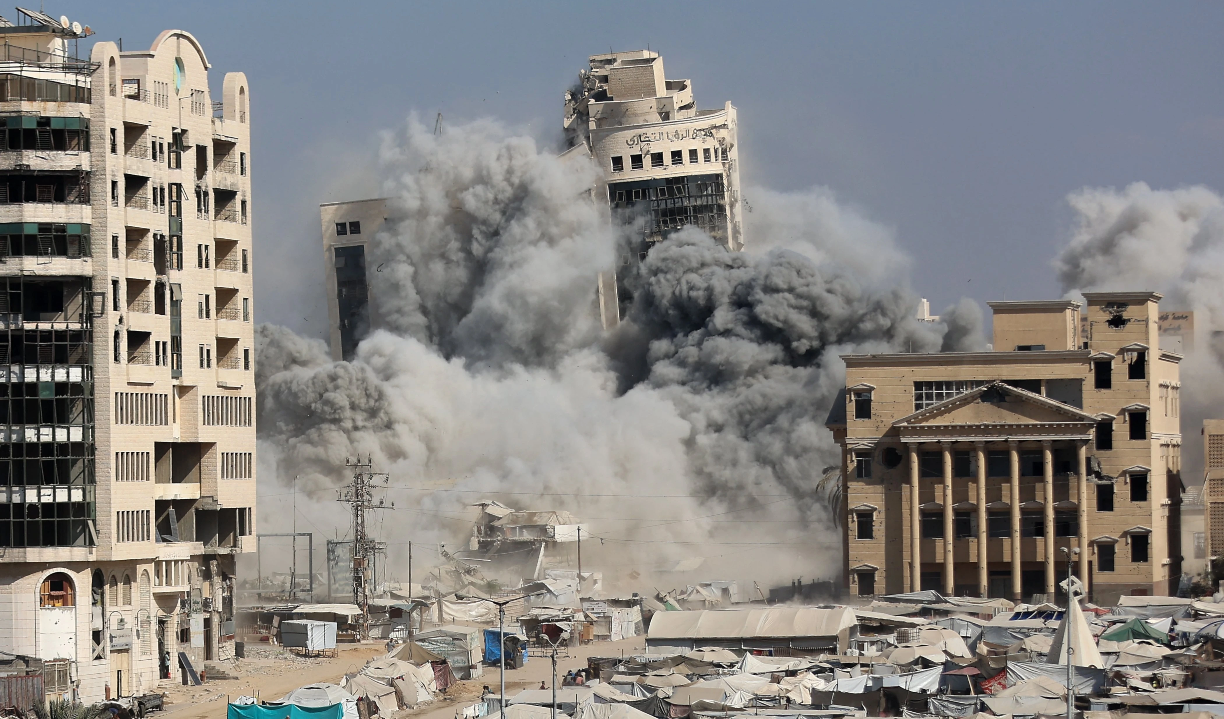 "​Israel" intensifica agresión contra Gaza y sus desplazados (Foto: AFP)