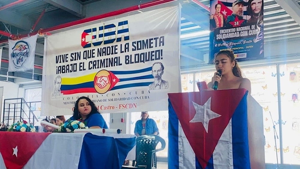 Movimiento solidario de Colombia refrenda respaldo a Cuba (Foto: Redes Sociales)